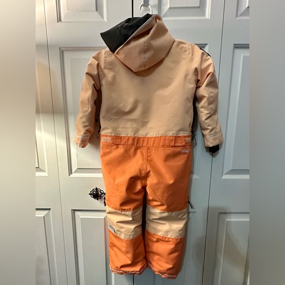 BinkyBro Quiksilver Kids' size 6 Orange One Piece Insulated Snow Suit - Picture 3 of 10